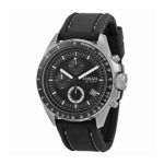Fossil Men’s CH2573 Decker Stainless Steel Chronograph Watch With Black Silicon Band