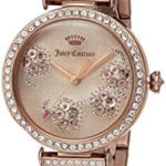 Juicy Couture Women’s ‘J Couture’ Quartz Stainless Steel Casual Watch, Color:Rose Gold-Toned (Model: 1901517)