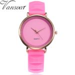 Womens Geneva Quartz Wrist Watches,Hengshikeji Unique Numeral Analog Clearance Lady Wrist Watch Female Watches on Sale Watches for Women, Silica Gel Band New Strap Watch Comfortable