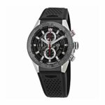 Tag Heuer Carrera Skeleton Dial Automatic Mens Chronograph Rubber Watch CAR201V.FT6046