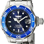 Invicta Women’s ‘Pro Diver’ Quartz Stainless Steel Diving Watch, Color:Silver-Toned (Model: INVICTA-9177)