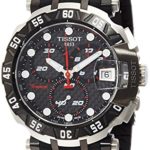 Tissot Men’s T-Race T0924172720100 Black Rubber Swiss Chronograph Watch