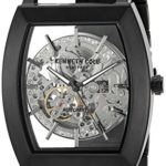 Kenneth Cole New York Men’s Japanese Automatic Stainless Steel Dress Watch, Color:Black (Model: 10031270)