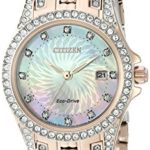 Citizen Women’s Eco-Drive Watch with Crystal Accents, EW1228-53D
