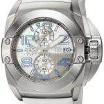 Technomarine Men’s ‘Black Reef’ Quartz Stainless Steel and Silicone Casual Watch, Color:White (Model: TM-515013)