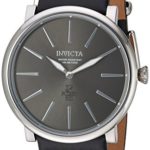Invicta Men’s ‘I-Force’ Quartz Stainless Steel and Leather Casual Watch, Color:Black (Model: 22930)