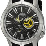 Invicta Men’s ‘ S1 Rally Quartz Stainless Steel and Polyurethane Casual Watch, Color:Two Tone (Model: 20332