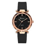 Frunalte watch, Women’s Casual Fashion Ladies Watches Geneva Silica Band Analog Quartz Wrist Watch Clearance on Sale