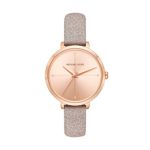 Michael Kors Women’s Charley Rose Gold Leather Watch MK2794