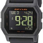 Rip Curl Men’s Quartz Sport Watch with Silicone Strap, Grey, 24.1 (Model: A2701CHG1SZ)