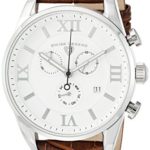Swiss Legend Men’s Bellezza Stainless Steel Swiss-Quartz Watch with Leather Calfskin Strap, Brown, 21 (Model: 22011-02-BRN)