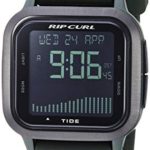 Rip Curl Men’s Quartz Sport Watch with Silicone Strap, Grey, 22.3 (Model: A1137MIL1SZ)