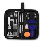 GHB Watch Repair Tool Kit Case Portable Watch Back Removing Tool with a Hammer Watch Fixing Tool