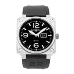 Bell & Ross BR01-96 Mechanical (Automatic) Black Dial Mens Watch BR01-96-S (Certified Pre-Owned)