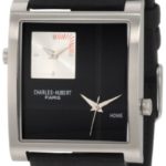Charles-Hubert, Paris Men’s 3748-B Premium Collection Stainless Steel Dual-Time Watch