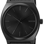 NIXON Time Teller A046 – All Black – 101M Water Resistant Men’s Analog Fashion Watch (37mm Watch Face, 19.5mm-18mm Stainless Steel Band)