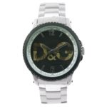 D&G Dolce & Gabbana Women’s DW0708 Stainless Steel Analog with Black Dial Watch