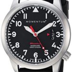 Momentum Women’s 1M-SP19BS1B Flatline 36 Analog Display Quartz Black Watch