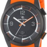 Rip Curl Men’s A2624 – ORA “Launch” Sport Watch with Orange Silicone Band
