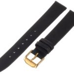 Hadley-Roma Men’s 15mm Leather Watch Strap, Color:Black (Model: MSM976RA-150)