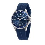 Sector No Limits Men’s 230 Stainless Steel Analog-Quartz Silicone Strap, Blue, 18 Casual Watch (Model: R3251161039)