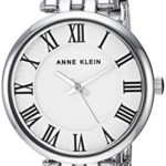 Anne Klein Women’s AK/3323WTSV Silver-Tone Bracelet Watch