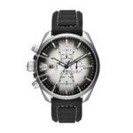 Diesel Mens Chronograph Quartz Watch with Silicone Strap DZ4483