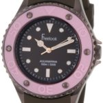Freelook Women’s HA9035-5B Aquajelly Brown with Pink Bezel Watch