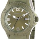 K&BROS ‘ Aluminium’ Quartz Metal and Casual Watch, Color:Green (Model: 9564-6)