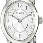 Timex Women’s TW2P60100 Cavatina Silver-Tone Stainless Steel Expansion Band Watch