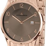 Jacques Lemans London 1-1781Y 38mm Ion Plated Stainless Steel Case Rose Gold Steel Bracelet Mineral Men’s & Women’s Watch