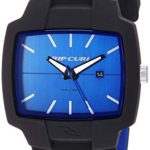 Rip Curl Men’s Quartz Sport Watch with Silicone Strap, Black, 25.3 (Model: A2749BKB1SZ)
