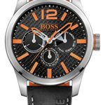 BOSS Orange Men’s 1513228 PARIS Analog Display Quartz Black Watch