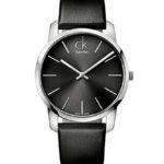 Calvin Klein Men’s Analogue Quartz Watch with Leather Strap – K2G21107
