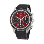 Omega Speedmaster Racing Automatic Chronograph Red Dial Stainless Steel Mens Watch 32632405011001