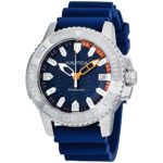 Nautica Men’s Keywest Stainless Steel Japanese-Quartz Watch with Silicone Strap, Blue, 22 (Model: NAPKYW001)