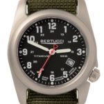 BERTUCCI A-2T Classic Field Watch Black/Ti-Drab Band 12723