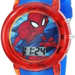 Marvel Boys’ Quartz Watch with Plastic Strap, Blue, 20 (Model: SPD4464)