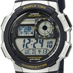 Casio Men’s ’10-Year Battery’ Quartz Resin Watch,(Model: AE1000W-2AV)