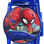 Marvel Boys’ Quartz Watch with Plastic Strap, Blue, 24 (Model: SPD4493)