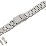 Hadley-Roma Men’s MB5919RTIS&C 18 18-mm Titanium Finished Stainless Steel Watch Strap