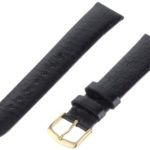 Hadley-Roma Men’s 18mm Snake Skin Watch Strap, Color:Black (Model: MSM705RA-180)