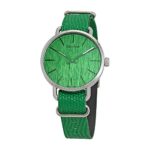 Calvin Klein Even Green Dial Green Leather Men’s Watch K7B211ZL