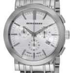 Burberry Men’s BU1372 Heritage Silver Chronograph Dial Bracelet Watch