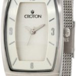 Croton Women’s CN207316SSSL Aristocrat Silver Dial Mesh Stainless Steel Watch