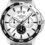 JACQUES LEMANS Men’s Classic Sydney Silver Stainless steel Chronograph watch/1-1589F