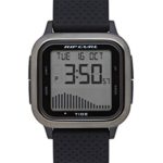 Rip Curl Men’s Quartz Sport Watch with Silicone Strap, Black, 22 (Model: A1137GUN1SZ)