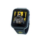 DC Comics Touch-Screen Watch with Silicone Strap, Black, 19.3 (Model: BAT4740)