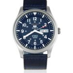 Seiko Men’s Analogue Automatic Watch with Textile Strap SNZG11K1
