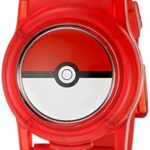 Pokemon Kids Digital Watch with Flashing LED Lights and Flip Open Top Model: POK4186AZ